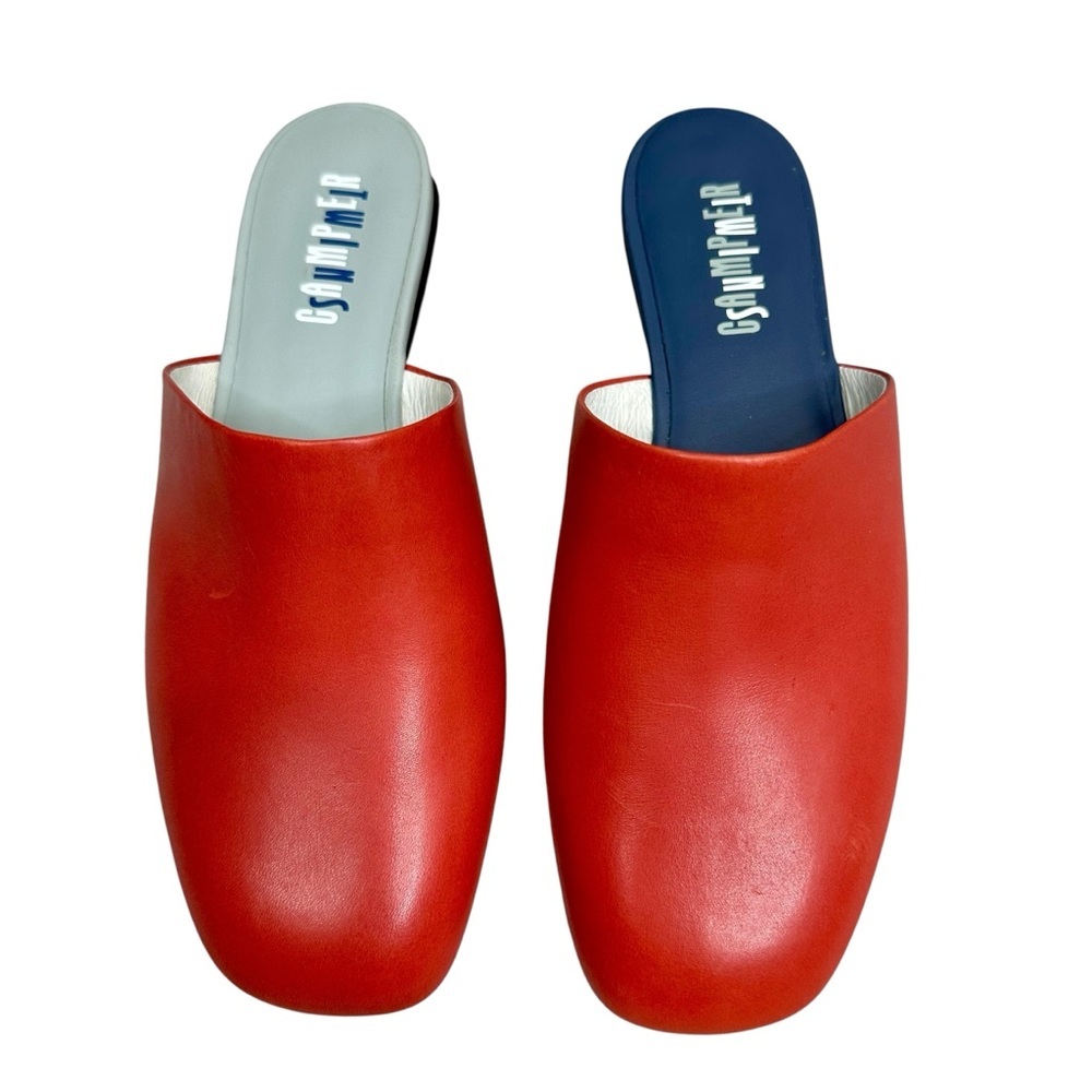 CAMPER TWINS Women's Leather slip on Mules - Picture 4 of 7